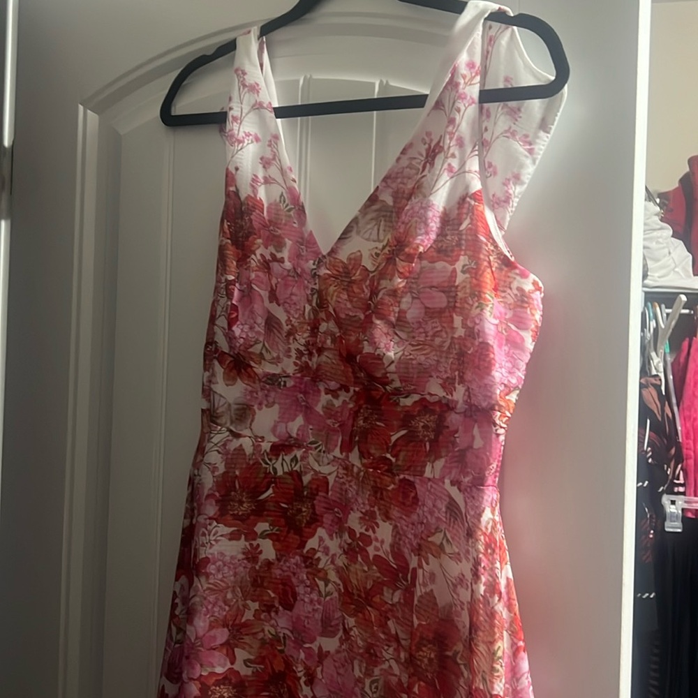 Beautiful white summer dress. NWOT. Never worn. Too small. Absolutely Beautiful